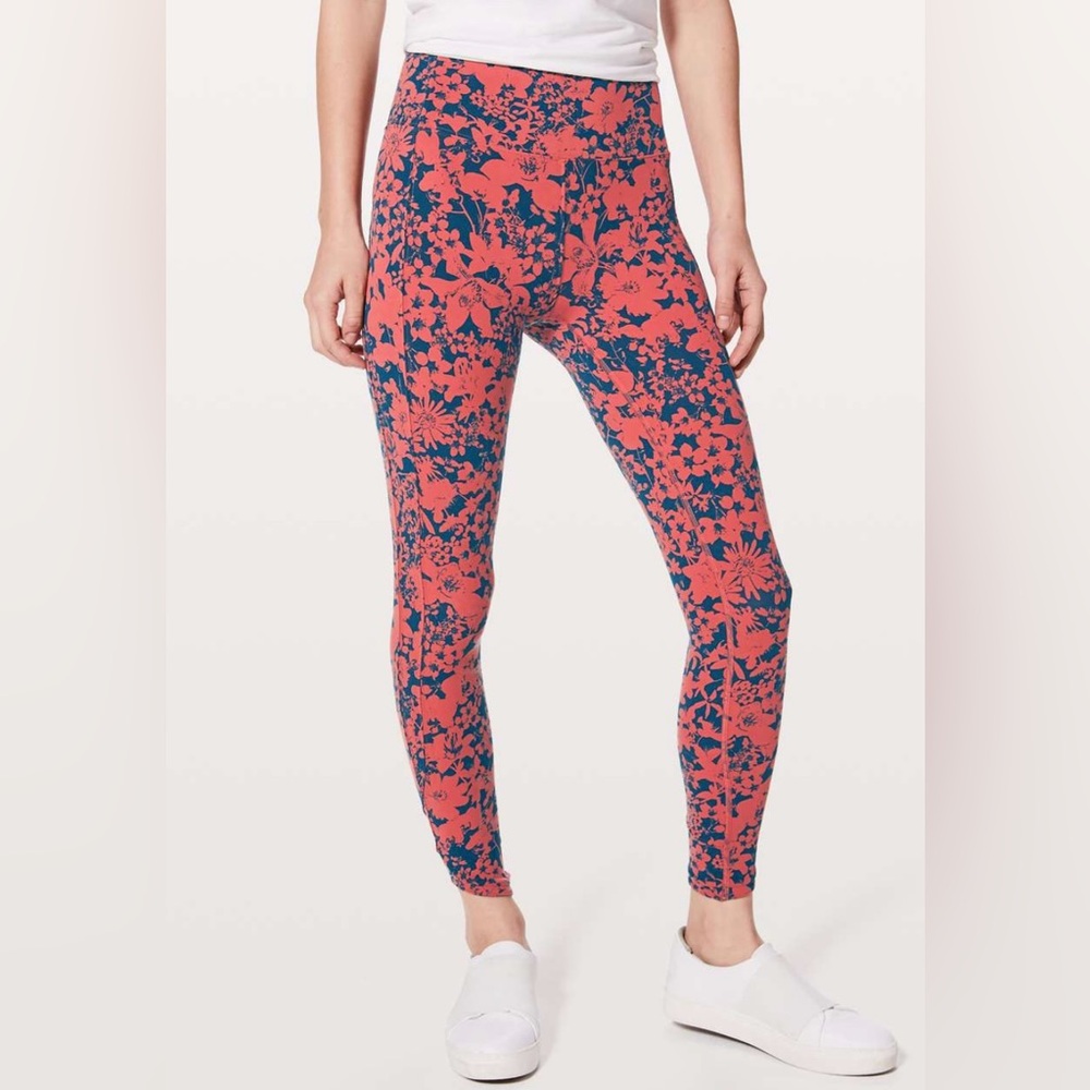 Lululemon All You Do Tight 25" Floral Size 6